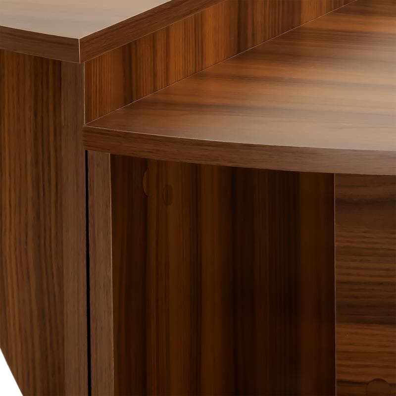 Ronde salontafel met twee niveaus