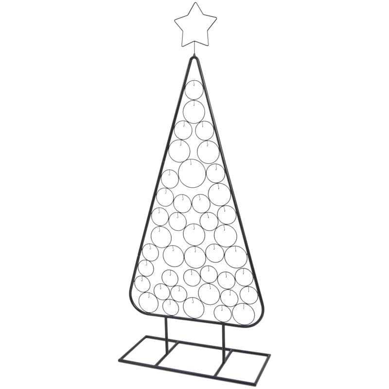 Sapin de Noël en métal - noir