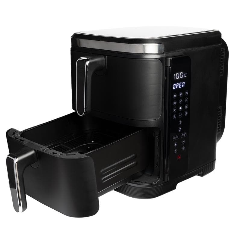Dubbele airfryer 2 x 5,5 liter