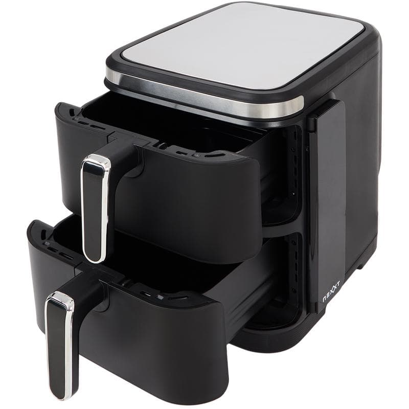 Dubbele airfryer 2 x 5,5 liter