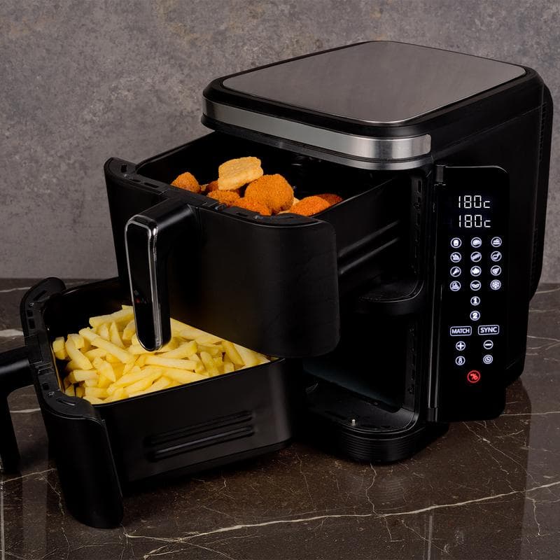 Friteuse sans huile à double compartiment 2 x 5,5 l