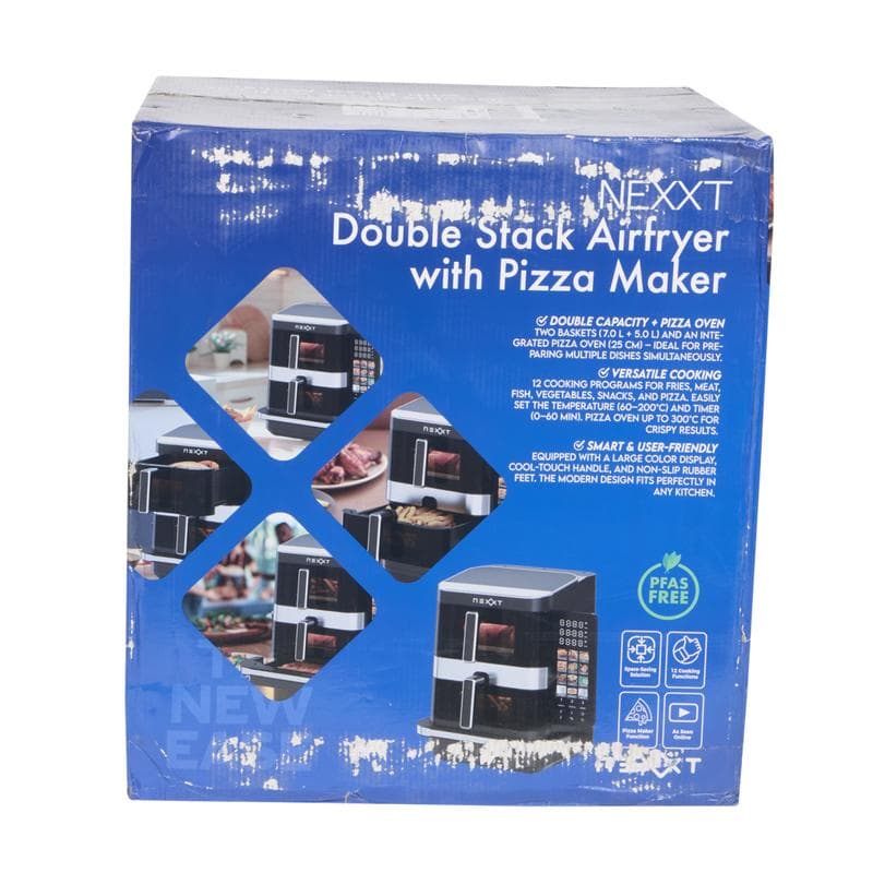 Nexxt airfryer 2-in-1 met pizzaoven