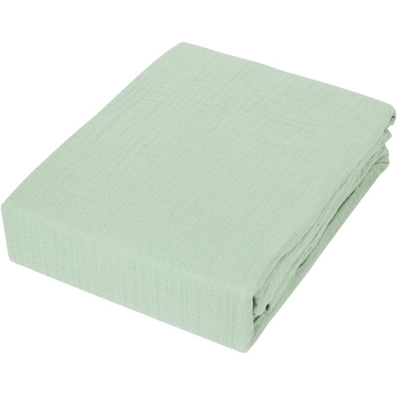 Parure de lit en double gaze vert