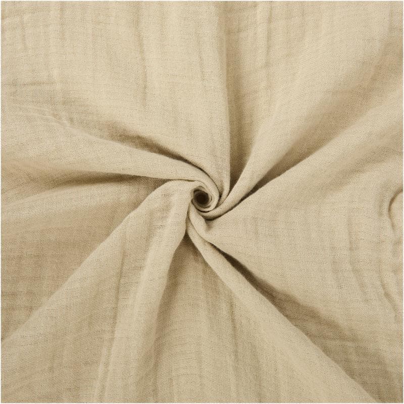 Parure de lit en double gaze - taupe