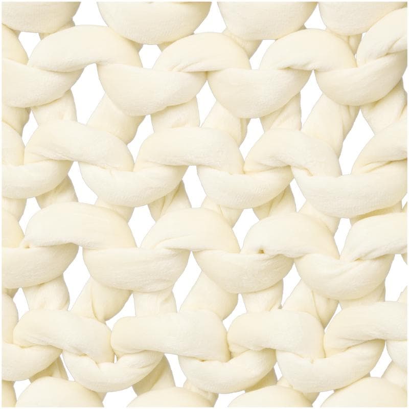 Couverture lestée à mailles larges 5 kg - crème