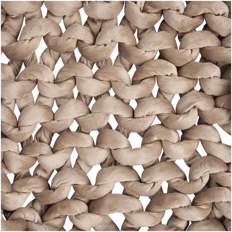 Couverture lestée à mailles larges 5 kg - taupe