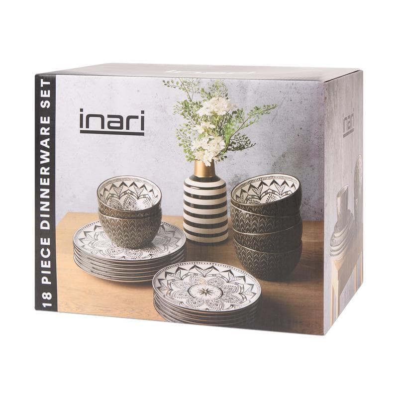 Inari Marrakesh serviesset  - Zwart