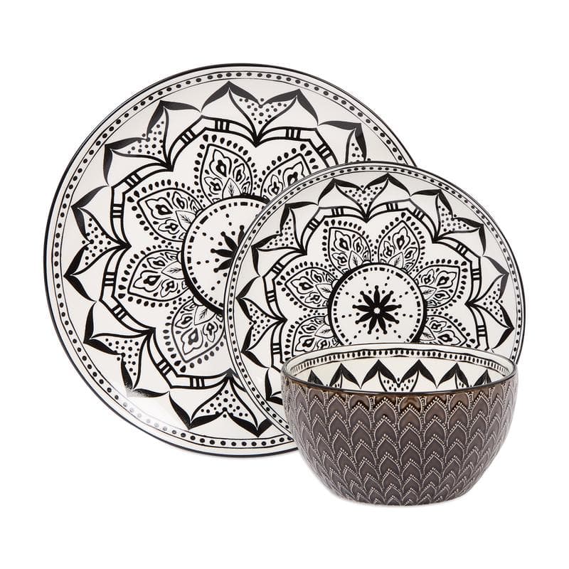 Inari Marrakesh serviesset  - Zwart