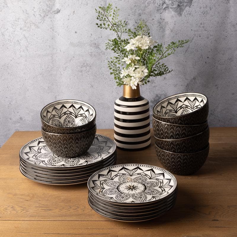 Inari Marrakesh serviesset  - Zwart