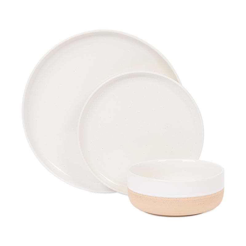 Serviesset Earthy - Wit/beige