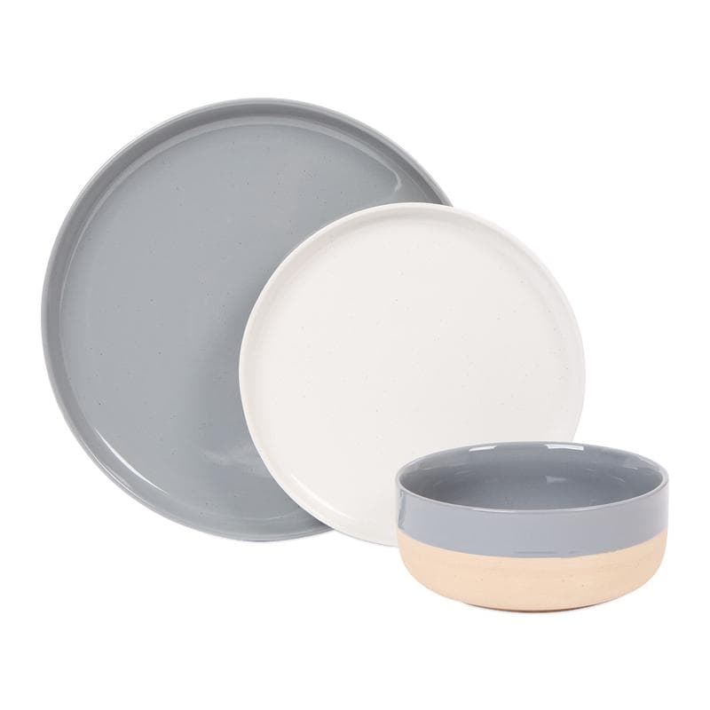 Service de table Earthy | gris et beige