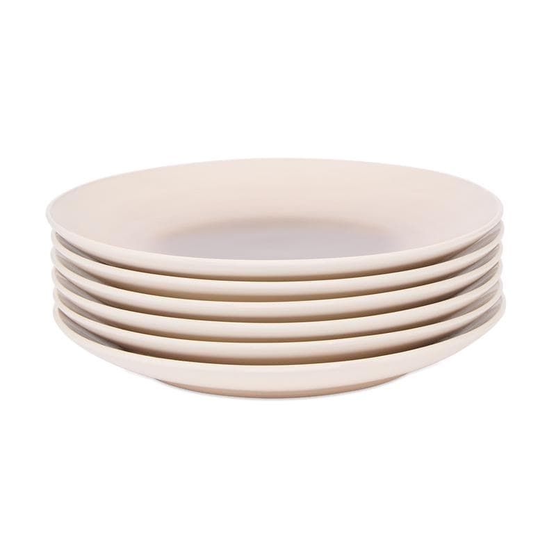 Service de table Obsedian - blanc et mauve