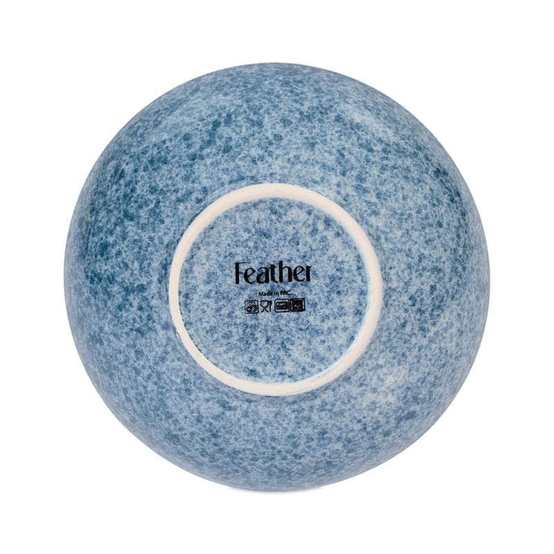 Service de table Feather - bleu clair