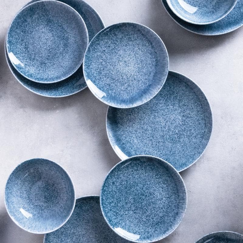 Service de table Feather - bleu clair