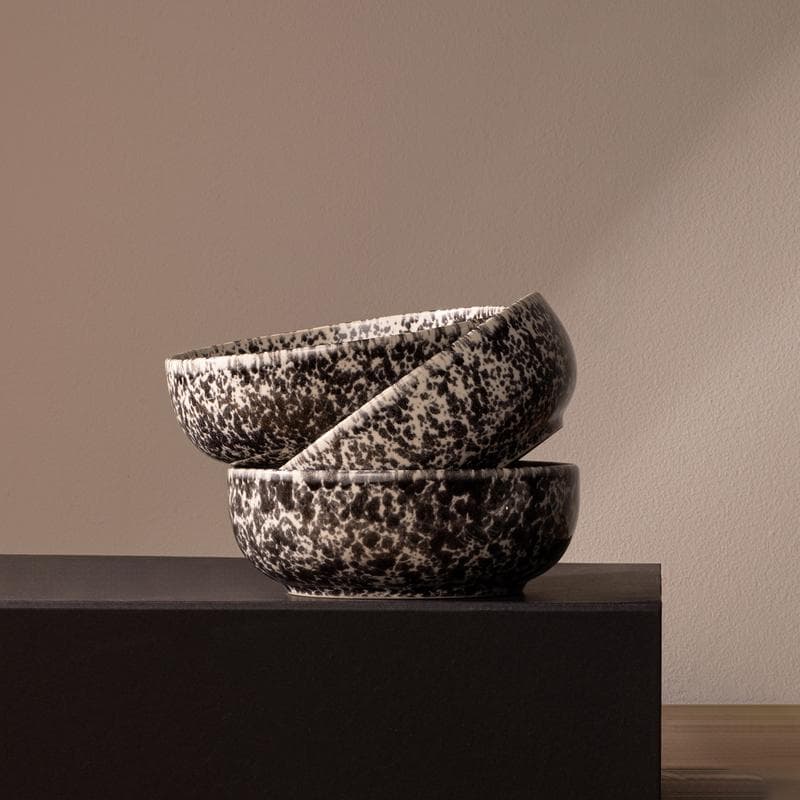 Service de table Marbles - noir