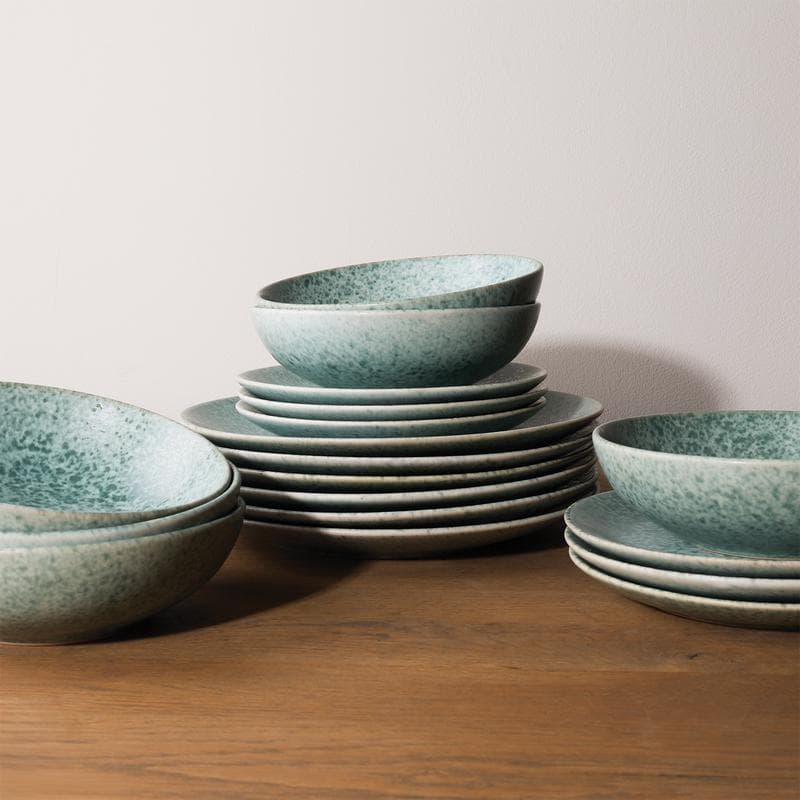 Service de table moucheté Eclipse - vert