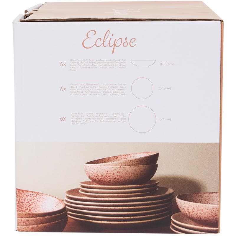 Bordenset Eclipse Speckle - roze