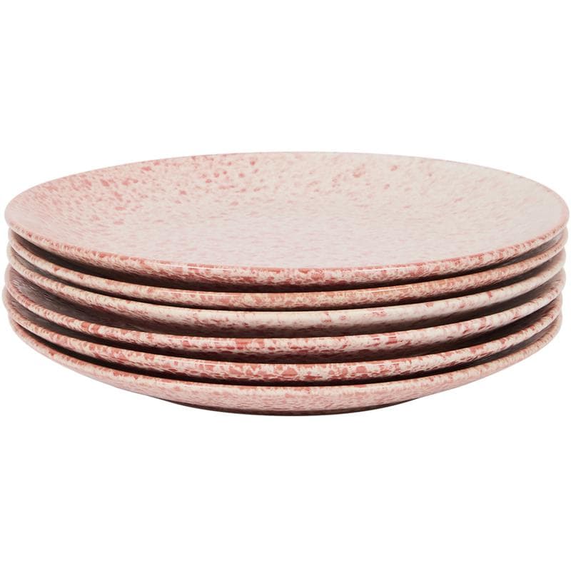 Service de table moucheté Eclipse - rose