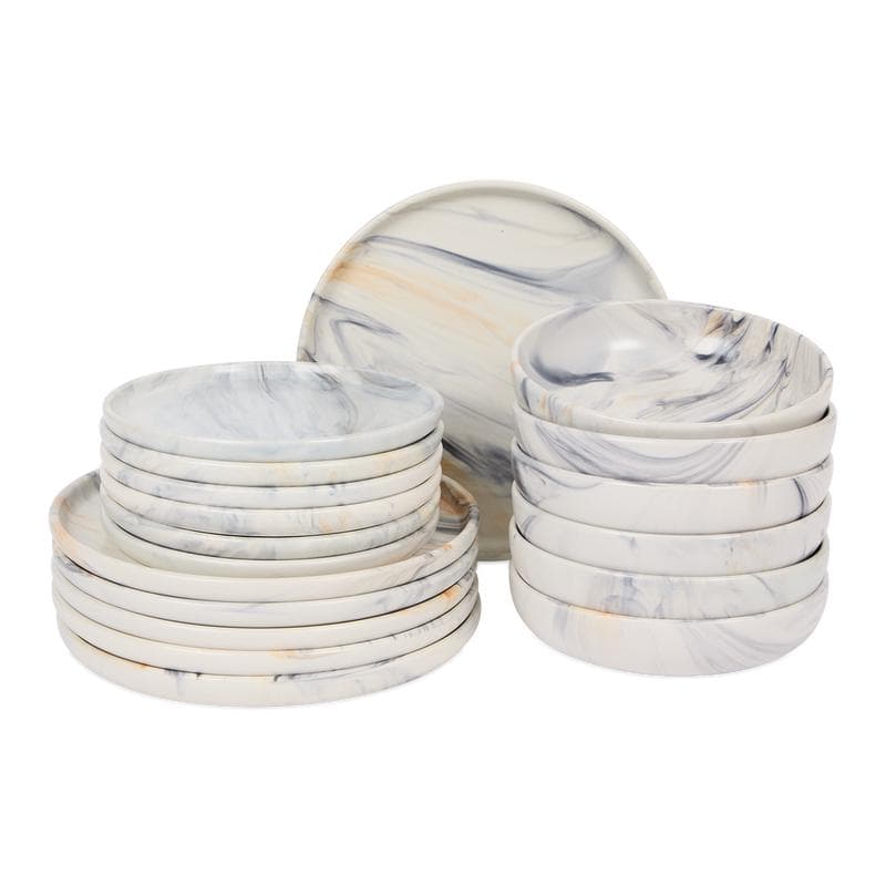 Service de table Marena - gris et marron