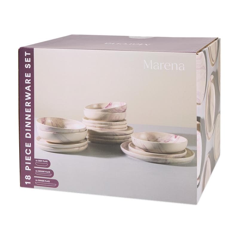 Service de table Marena - gris et violet