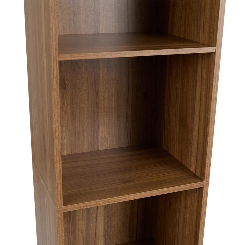 Colonne de salle de bain avec tiroirs et étagères