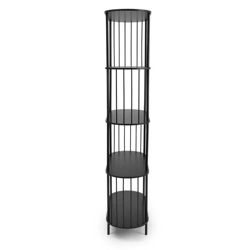 Wandkast Hoxton 5-laags - zwart