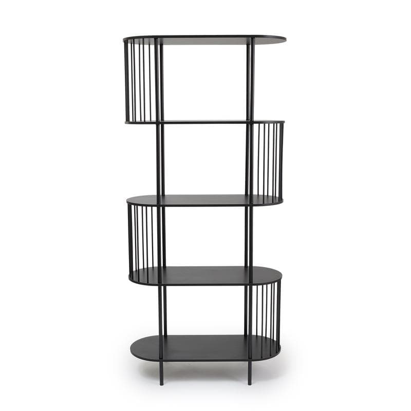 Wandkast Hoxton 5-laags - zwart