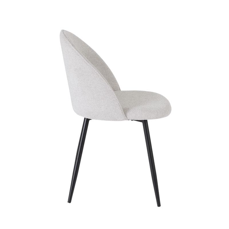 Eetkamerstoelen Chenille - 2 stuks - Silver Grey