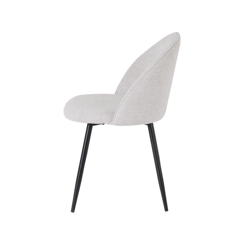 Lot de 2 chaises en chenille - Silver Grey