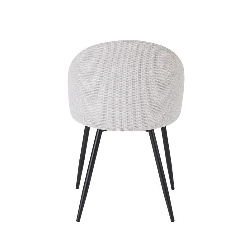 Lot de 2 chaises en chenille - Silver Grey