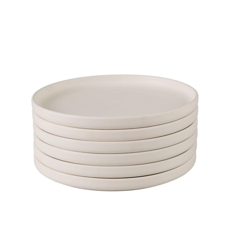 Serviesset - mat crème-wit