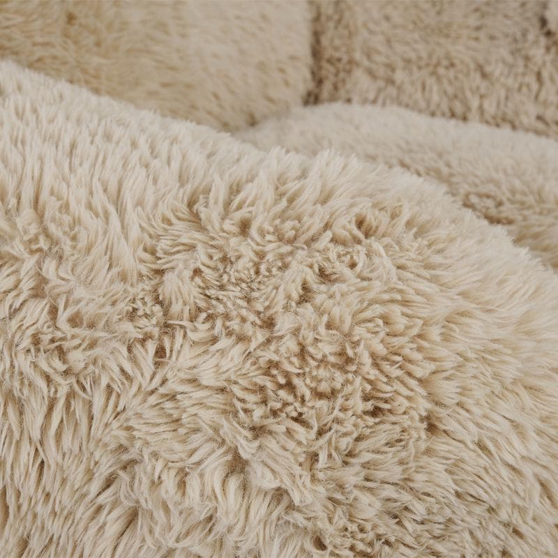 Loungestoel faux fur