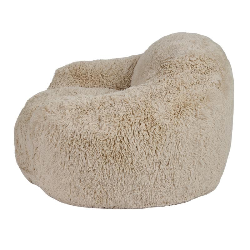 Loungestoel faux fur