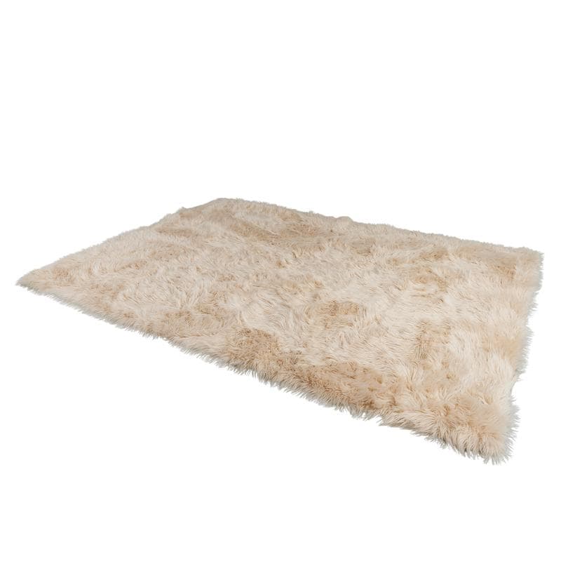 Tapis à pile haute - crème