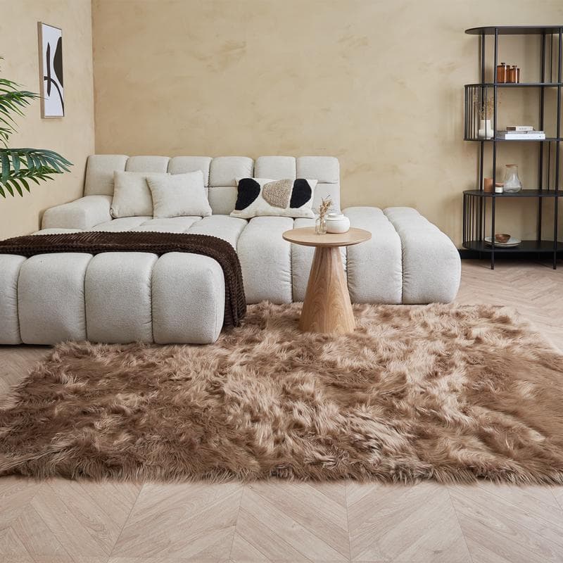 Tapis à pile haute - marron