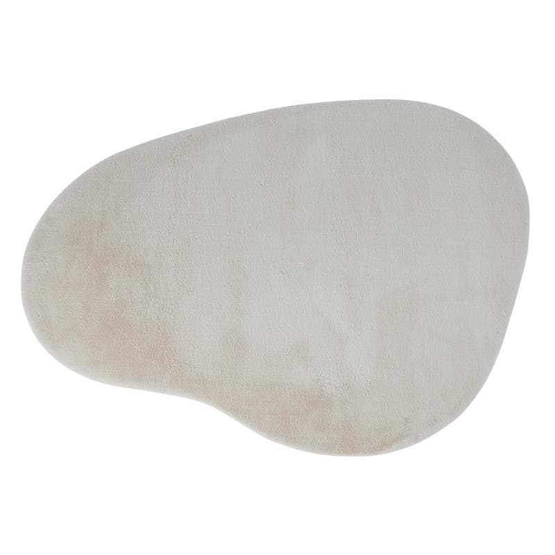 Organisch vloerkleed Faux Fur - beige