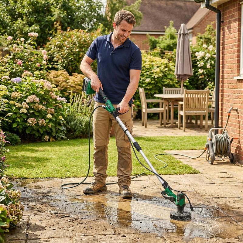 Brosse de lavage rotative - sans fil