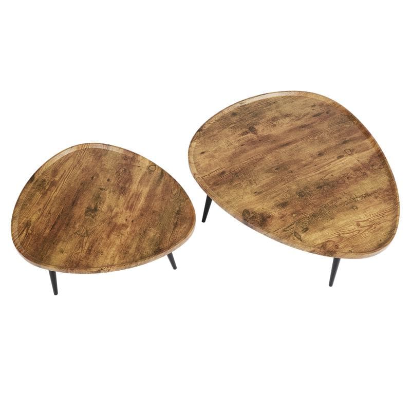 Salontafelset met organische vorm