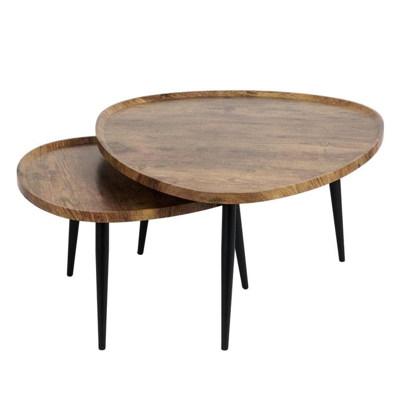 Salontafelset met organische vorm