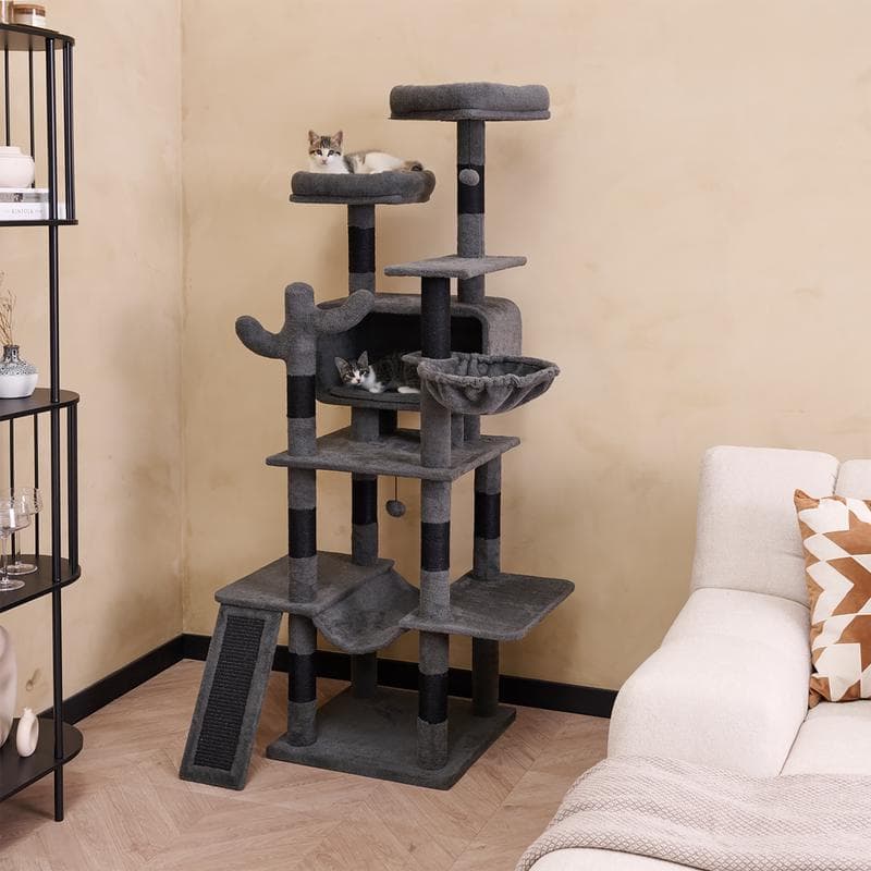 Arbre à chat premium - anthracite