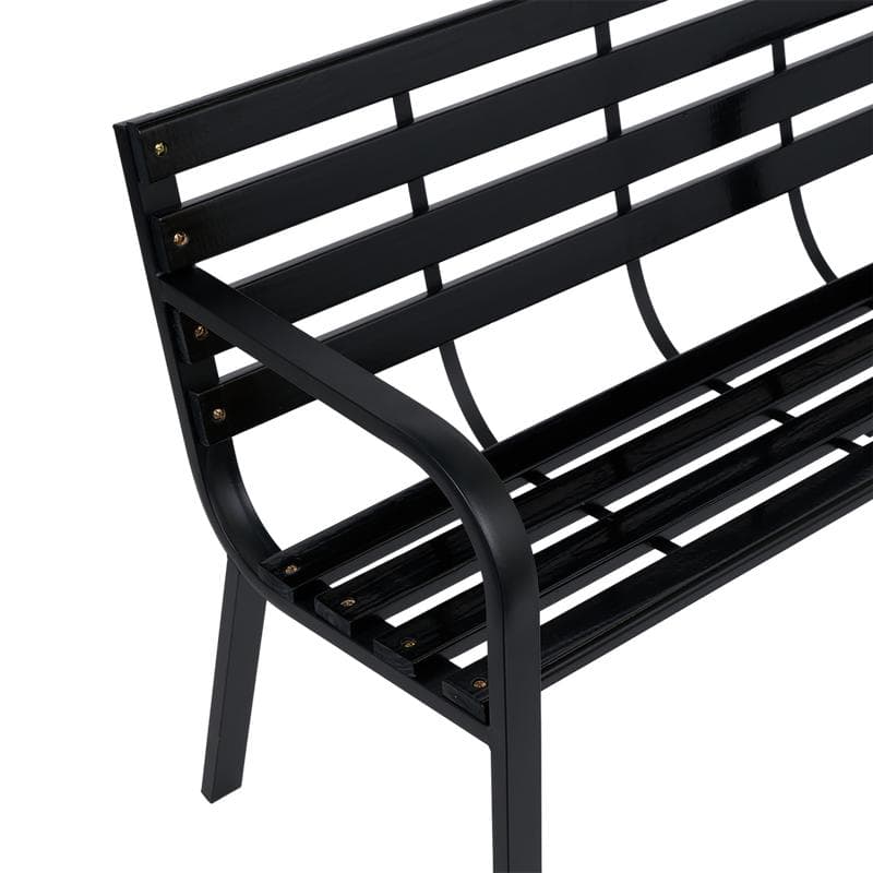 Banc de jardin - noir