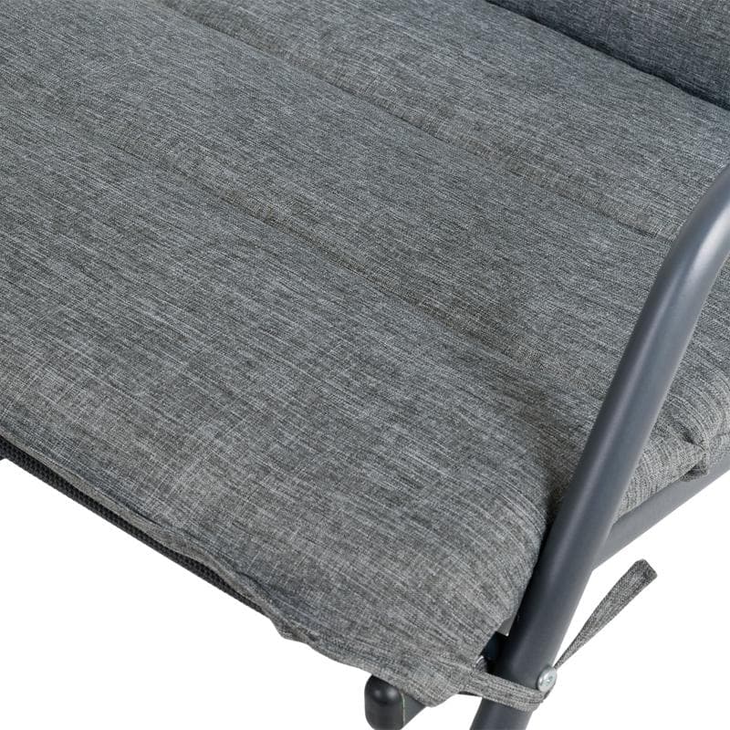 Fauteuil à bascule pour l'extérieur - anthracite