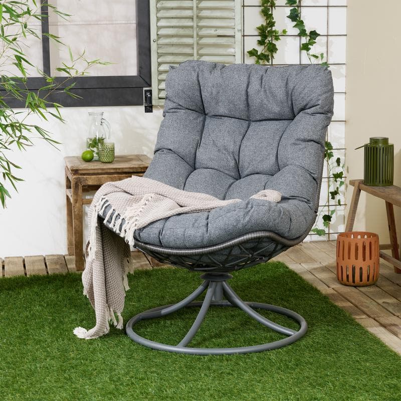 Draaistoel voor buiten – antraciet