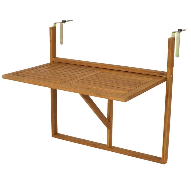 Houten balkontafel - inklapbaar