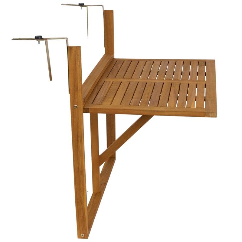 Houten balkontafel - inklapbaar