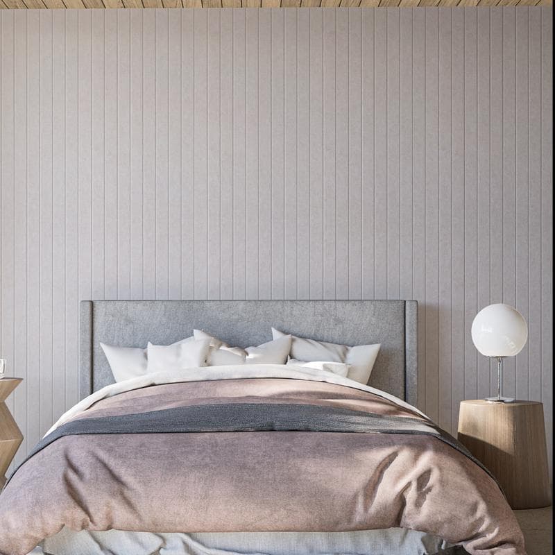 Panneaux acoustiques muraux en feutre - gris