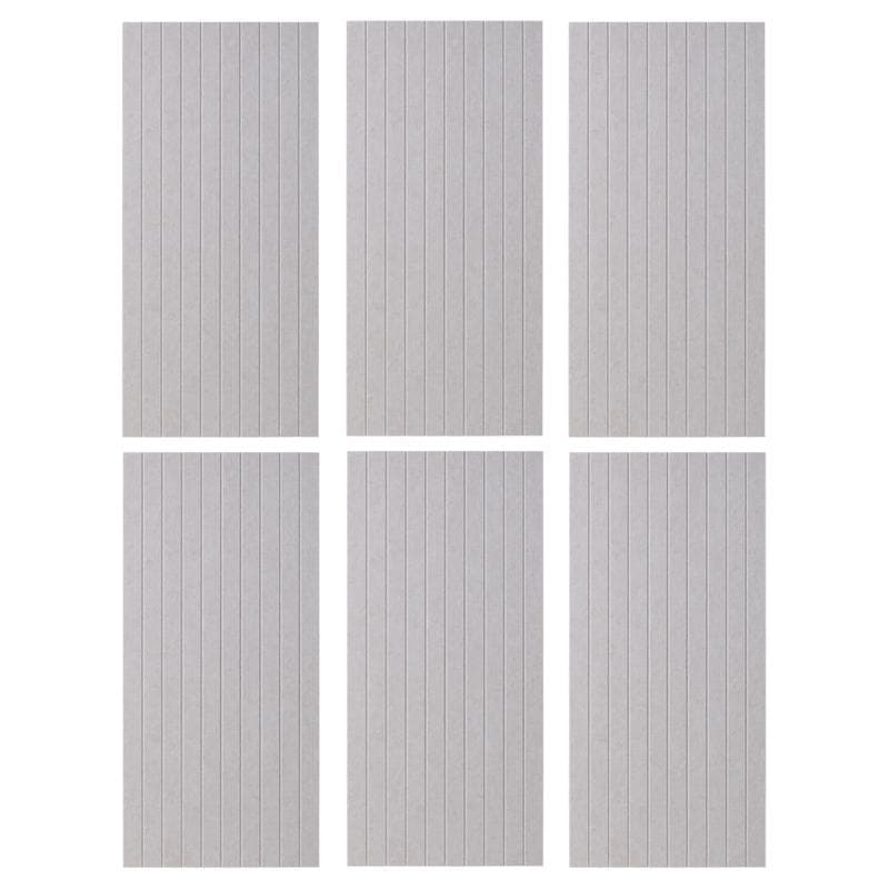 Akoestische wandpanelen vilt – grijs