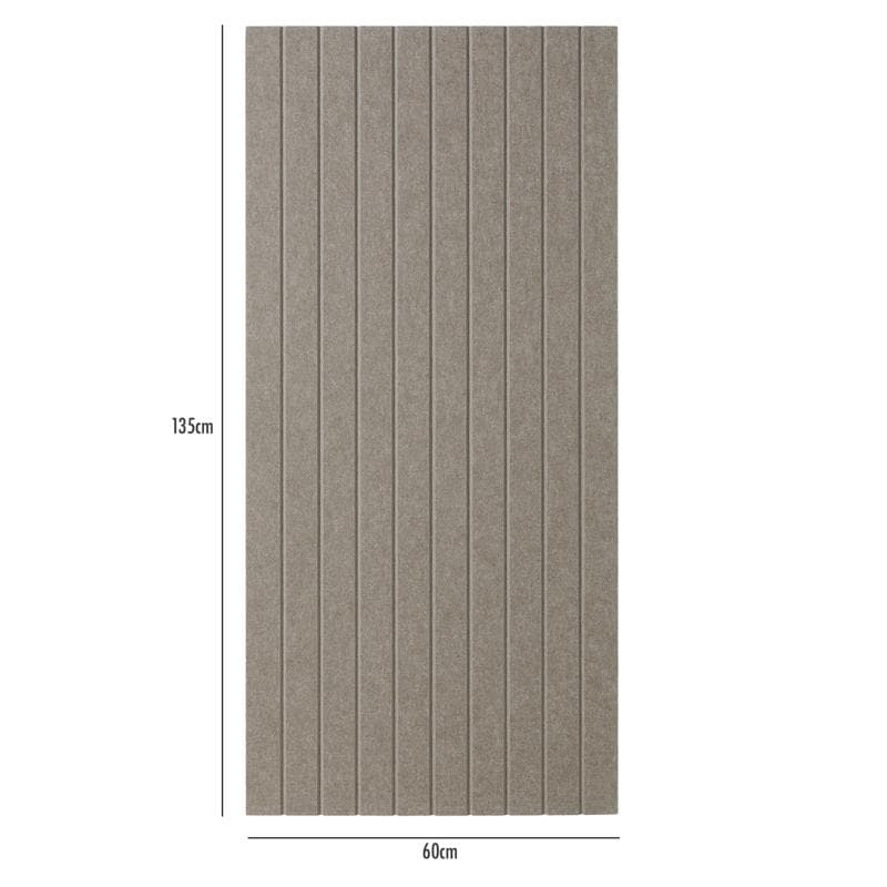 Panneaux acoustiques muraux en feutre - taupe