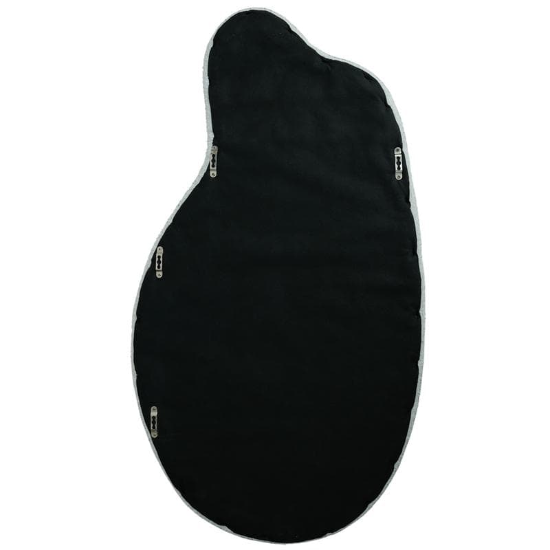 Spiegel met organische vorm - crème-wit