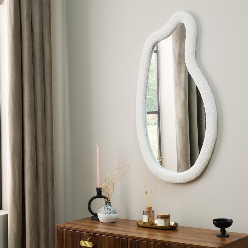 Miroir asymétrique - blanc